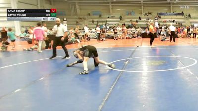 90 lbs Semifinal - Knox Stamp, ARES - EL vs Zayne Young, CTWHALE Orca - EL