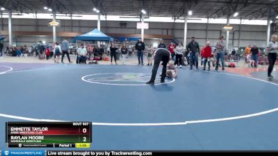 78 lbs Cons. Semi - Emmette Taylor, Hawk Wrestling Club vs Raylan Moore, Homedale Wrestling