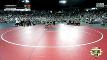 B6A-113 lbs Quarterfinal - Easton Pierce, Mustang vs Christian Cue, Sapulpa