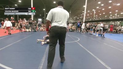 64 lbs Round 3 (6 Team) - Colton Masker, The Outsiders vs Matt Danby, Team Tugman WC