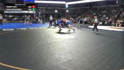 215 lbs Quarterfinal - Sammy Seja, Buchanan (CS) vs Khale McDonnell, Fountain Valley (SS)