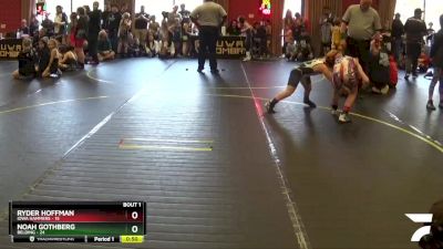 75 lbs Round 1 (4 Team) - Ryder Hoffman, Iowa Hammers vs Noah Gothberg, Belding