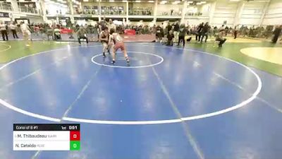 130 lbs Consi Of 8 #1 - Matthew Thibaudeau, Warren RI vs Noah Cataldo, Derry Rebels