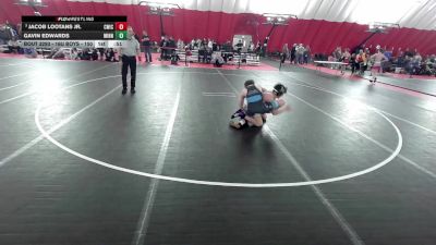 16U Boys - 150 lbs Cons. Semis - Jacob Lootans Jr., CrassTrained: Weigh In Club vs Gavin Edwards, Minnesota