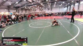 61 lbs Champ. Round 2 - Brooks Gamblin, Liberty Warriors Wrestling Club vs Josiah Stuart, Dumas Wrestling