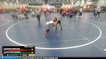63 lbs Cons. Round 5 - Jackson Hermann, KS vs Kaden Williamson, IA