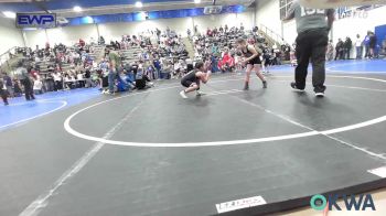 100 lbs Rr Rnd 2 - Kai'lynn Neighbors, Muskogee Rougher Youth Wrestling vs Emma Luper, Wyandotte Youth Wrestling