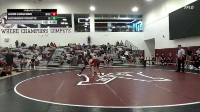 174 lbs Quarters & 1st Wb (16 Team) - Jacob Longcrier, Mt. San Antonio College vs Alexander Pichette, Santa Ana