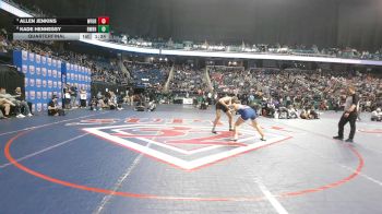 7A 175 lbs Quarterfinal - Allen Jenkins, Wake Forest vs Kade Hennessy, Ronald W. Reagan High School