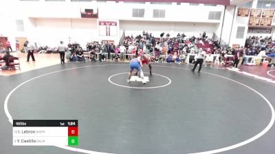 190 lbs Round Of 16 - Yoniel Castillo, Salem vs Isaac Lebron, West Springfield