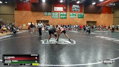 174 lbs Semifinal - Jezziel Perez, Moorpark vs DJ Weimer, Palomar