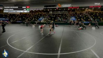 130 lbs Prelim - Caleigh Nicholson, New Lenox (Lincoln-Way Central) vs Alissa Engel, Algona
