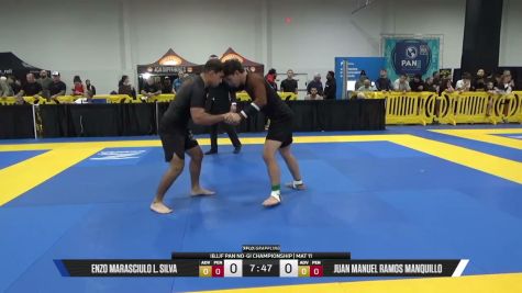 Juan Manuel Ramos Manquillo vs Enzo Marasciulo L. Silva 2026 Pan IBJJF Jiu-Jitsu No-Gi Championship