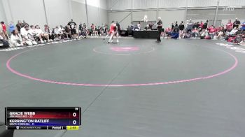 110 lbs Placement Matches (16 Team) - Gracie Webb, Arkansas Red vs Kerrington Ratliff, South Carolina