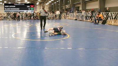 72 lbs Round 4 - 1:30pm Friday - Josh Latham, CTWHALE vs Blaize Rodriguez, Team Ohio