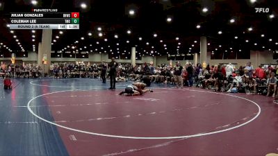 165 lbs Round 2 (6 Team) - Coleman Lee, Team Mat Clash vs Julian Gonzales, VSUS Athletics RTC