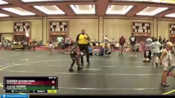 60 lbs Cons. Round 3 - Xander Kunselman, PA Outlaw Wrestling Club vs Lucas Harris, Pride Wrestling Club