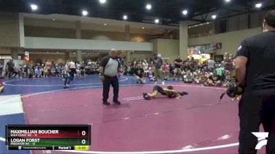 65 lbs Round 1 (6 Team) - Maximillian Boucher, Gulf Coast WC vs Logan Forst, Predator WC