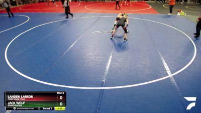 125 lbs Cons. Round 2 - Jack Wolf, Grand Rapids vs Landen Larson, Thief River Falls