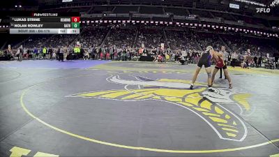 D4-175 lbs Cons. Semi - Lukas Strine, Reading vs Nolan Rowley, Bath