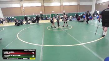 126 lbs Champ. Round 1 - Zalomon Martinez, Western vs Jude Kliegl, La Canada