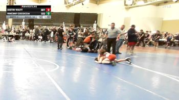 97 lbs Rr Rnd 2 - Justin Waitt, Smitty's Barn - MSC vs Vincent Cococcia, All I See Is Gold Academy - MSC