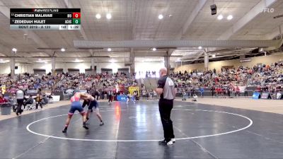 A 120 lbs Champ. Round 1 - Zedediah Hulet, Anderson Co. High School vs Christian Malavar, Montgomery Central High School