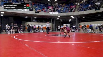 130 lbs Champ. Round 2 - Amyah Pruitt, Unattached vs Andrea Martinez, Unattached