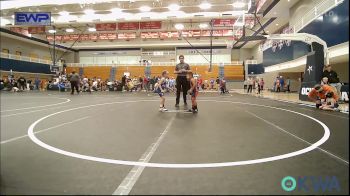 43 lbs Consi Of 4 - Josiah Rosas 3, OKC Saints Wrestling vs Sadie Beavers, Harrah Little League Wrestling