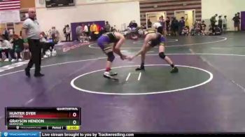 145 lbs Quarterfinal - Grayson Hendon, Hermiston vs Hunter Dyer, Hermiston