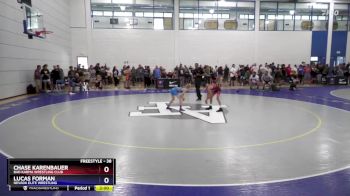 38 lbs Round 1 - Chase Karenbauer, Bad Karma Wrestling Club vs Lucas Forman, Nevada Elite Wrestling