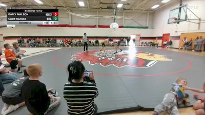 175 lbs Round 3 - Dally Malson, Rocky Mountain Middle School vs Cade Slagle, Worland Middle School