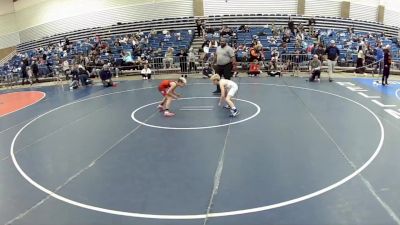 12U Boys - 67 lbs Cons. Round 2 - Brantley Lee, Contenders Wrestling Academy vs Roman Howe, Contenders Wrestling Academy