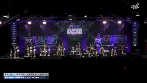 Stars Vipers - Pythons [2026 L1 Youth - Medium Day 3] 2026 USA All Star Super Nationals