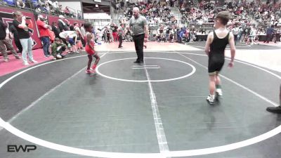 55 lbs Round Of 16 - Maddox Reed, Raw Wrestling Club vs Lowen Johnson, Team Tulsa Wrestling Club