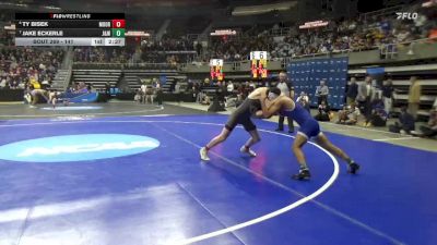 141 lbs Cons. Round 4 - Ty Bisek, Concordia-M`head vs Jake Eckerle, JWU (Providence)