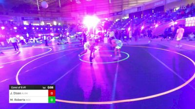 137 lbs Consi Of 8 #1 - Jonathan Olsen, Alamosa Wrestling vs Mckay Roberts, Independent