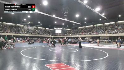 86 lbs Quarterfinal - Jacob Hernandez, Monroe vs Danny Dugan, Pequannock Township