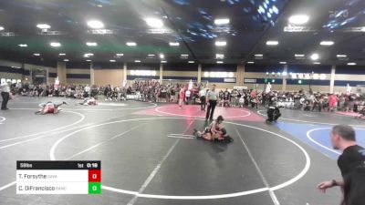 58 lbs Consi Of 8 #2 - Tomas Forsythe, Savage House WC vs Charlotte DiFrancisco, Rancho Bernardo WC