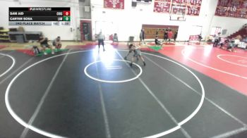 132 lbs 3rd Place Match - Sam Aid, Capistrano Valley High School vs Carter Sosa, LAWC