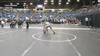 125 lbs Champ. Round 1 - Isaac Christman, Missouri Baptist University vs Aiden Pina, Avila