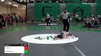 Match - Kyzer Cox, Wdwc vs Grayson Dennis, Harrison Wildcats