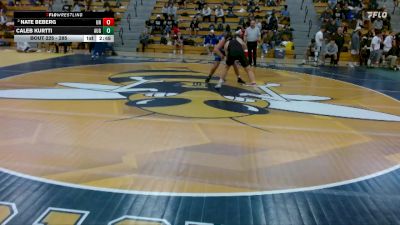 285 lbs Champ. Round 2 - Caleb Kurtti, Augustana vs Nate Beberg, UNATTACHED