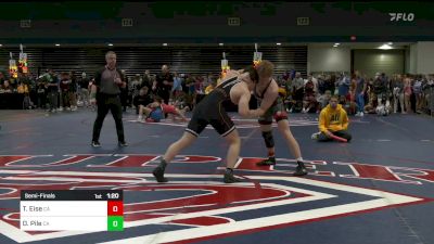 175 lbs Semifinal - Tyler Eise, CA vs Dylan Pile, CA