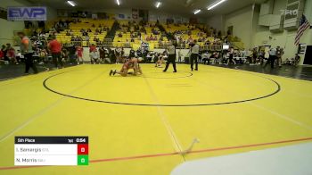 119-A lbs 5th Place - Israel Samargis, Stilwell vs Noah Morris, Salina