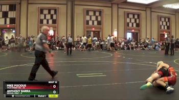 120 lbs Finals (8 Team) - Mike Pocious, Yale Street WC vs Anthony Barra, Revival Gray