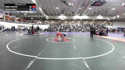 138 lbs Champ. Round 1 - Emma Chacon, Valiant Prep vs Brielle Bibla, Lindsey Wilson