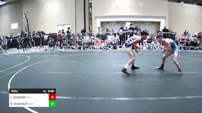 95 lbs Consi Of 8 #1 - Jonathan Quezada, Paw vs Rhett Arsenault, Warriors Of Christ