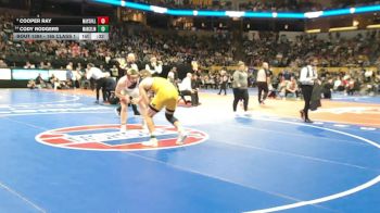 165 Class 1 lbs 3rd Place Match - Cooper Ray, Maysville vs Cody Rodgers, Marceline