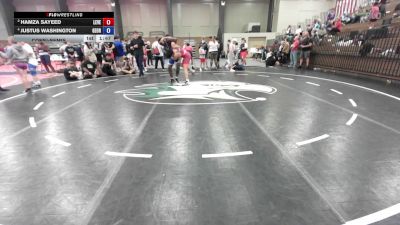 165 lbs Consolation - Hamza Sayeed, Level Up Wrestling Center vs Justus Washington, Georgia